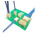 JST BNI Series Through Hole PCB Header, 4 Contact(s), 3.3mm Pitch, 2 Row(s), Shrouded