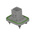 TE Connectivity 2-23774 Series Vertical Panel Mount PCB Header, 4 Contact(s), 6mm Pitch, 2 Row(s), Shrouded