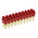 Staubli Straight PCB Socket, 20-Contact, 2-Row, 6mm Pitch, Solder Termination