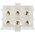 TE Connectivity Universal MATE-N-LOK Series Straight Through Hole Mount PCB Socket, 6-Contact, 6.35mm Pitch, Solder