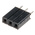 RS PRO Straight Through Hole Mount PCB Socket, 3-Contact, 1-Row, 2.54mm Pitch, Solder Termination