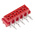 TE Connectivity Micro-MaTch Series Right Angle Through Hole Mount PCB Socket, 10-Contact, 2-Row, 2.54mm Pitch, Solder