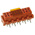 TE Connectivity Micro-MaTch Series Straight Surface Mount PCB Socket, 10-Contact, 2-Row, 1.27mm Pitch, Solder