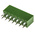 TE Connectivity AMPMODU HV100 Series Straight Through Hole Mount PCB Socket, 14-Contact, 2-Row, 2.54mm Pitch, Solder