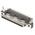 TE Connectivity CHAMP Series Right Angle Through Hole Mount PCB Socket, 68-Contact, 1.6mm Pitch, Solder Termination