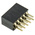HARWIN Straight Through Hole Mount PCB Socket, 10-Contact, 2-Row, 1.27mm Pitch, Solder Termination