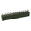 TE Connectivity AMPMODU HV100 Series Straight Through Hole Mount PCB Socket, 34-Contact, 2-Row, 2.54mm Pitch, Solder