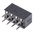 HARWIN Straight Through Hole Mount PCB Socket, 8-Contact, 2-Row, 2mm Pitch, Solder Termination
