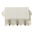 TE Connectivity Universal MATE-N-LOK Series Straight Through Hole Mount PCB Socket, 3-Contact, 1-Row, 6.35mm Pitch,