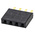 Samtec SSW Series Straight Through Hole Mount PCB Socket, 4-Contact, 1-Row, 2.54mm Pitch, Solder Termination