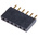 Samtec SSW Series Straight Through Hole Mount PCB Socket, 6-Contact, 1-Row, 2.54mm Pitch, Solder Termination