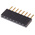 Samtec SSW Series Straight Through Hole Mount PCB Socket, 8-Contact, 1-Row, 2.54mm Pitch, Solder Termination