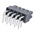 Samtec IPS1 Series Right Angle Surface Mount PCB Socket, 10-Contact, 2-Row, 2.54mm Pitch, Through Hole Termination