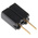 Samtec SSA Series Straight Through Hole Mount PCB Socket, 2-Contact, 1-Row, 2.54mm Pitch, Solder Termination