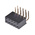 Wurth Elektronik WR-PHD Series Right Angle Through Hole Mount PCB Socket, 10-Contact, 2-Row, 2.54mm Pitch, Solder