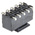 TE Connectivity AMPMODU HV100 Series Straight Surface Mount PCB Socket, 10-Contact, 2-Row, 2.54mm Pitch, Solder
