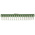 TE Connectivity AMPMODU HV190 Series Right Angle Through Hole Mount PCB Socket, 16-Contact, 1-Row, 2.54mm Pitch, Solder