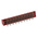 TE Connectivity Micro-MaTch Series Straight Surface Mount PCB Socket, 20-Contact, 2-Row, 2.54mm Pitch, Solder