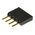Samtec SSW Series Straight Through Hole Mount PCB Socket, 4-Contact, 1-Row, 2.54mm Pitch, Solder Termination