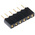 Samtec SSA Series Straight Through Hole Mount PCB Socket, 6-Contact, 1-Row, 2.54mm Pitch, Solder Termination