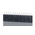 Samtec SSW Series Straight Through Hole Mount PCB Socket, 15-Contact, 1-Row, 2.54mm Pitch, Solder Termination