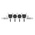 TE Connectivity Universal MATE-N-LOK Series Right Angle Through Hole Mount PCB Socket, 4-Contact, 6.35mm Pitch, Solder