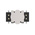 TE Connectivity 1MM-R Series Vertical Board Mount PCB Socket, 6-Contact, 2-Row, 1mm Pitch, Surface Mount Termination