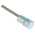 RS PRO Insulated Crimp Blade Terminal 18mm Blade Length, 1.5mm² to 2.5mm², 16AWG to 14AWG, Blue