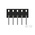 TE Connectivity AMPMODU Series Straight Through Hole Mount PCB Socket, 14-Contact, 2-Row, 2mm Pitch, Solder Termination