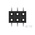 TE Connectivity AMPMODU Series Straight Surface Mount PCB Socket, 6-Contact, 2-Row, 2mm Pitch, Solder Termination