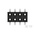 TE Connectivity AMPMODU Series Straight Surface Mount PCB Socket, 8-Contact, 2-Row, 2mm Pitch, Solder Termination