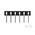 TE Connectivity AMPMODU Series Straight Through Hole Mount PCB Socket, 6-Contact, 1-Row, 2mm Pitch, Solder Termination