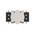 TE Connectivity 1MM-R Series Vertical Board Mount PCB Socket, 8-Contact, 2-Row, 1mm Pitch, Surface Mount Termination