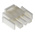 TE Connectivity, Universal MATE-N-LOK Male Connector Housing, 6.35mm Pitch, 3 Way, 1 Row