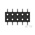 TE Connectivity AMPMODU Series Straight Surface Mount PCB Socket, 10-Contact, 2-Row, 2mm Pitch, Solder Termination