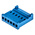 TE Connectivity, AMPMODU HE13/HE14 Female Connector Housing, 2.54mm Pitch, 6 Way, 1 Row