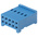 TE Connectivity, AMPMODU HE13/HE14 Female Connector Housing, 2.54mm Pitch, 10 Way, 2 Row