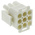 TE Connectivity, Universal MATE-N-LOK Male Connector Housing, 6.35mm Pitch, 9 Way, 3 Row