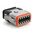 Amphenol Industrial, AT Automotive Connector Plug 12 Way, Crimp Termination