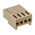 Molex, KK Female Connector Housing, 2.5mm Pitch, 4 Way, 1 Row