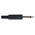 RS PRO Jack Connector 6.35 mm Cable Mount Mono Plug, 2Pole