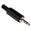 RS PRO Jack Connector 3.5 mm Cable Mount Stereo Plug