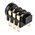 RS PRO Jack Connector 6.35 mm Panel Mount Stereo Socket, 3Pole 3A