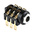RS PRO Jack Connector 6.35 mm Panel Mount Stereo Socket, 3Pole 3A
