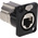 Neutrik, etherCON CAT6A D shape Connector for use with etherCON Connectors