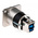 Neutrik USB 3.0 Feedthrough Gender Changer for use with USB 3.0 Connectors