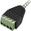 RS PRO Jack Plug Cable Mount Plug Adapter Plug, 4Pole 5A