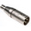 Neutrik AV Adapter, Male XLR to Female BNC