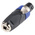 Neutrik AV Adapter, Male 1/4 in Mono to Female
