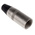 RS PRO Jack Connector 6.35 mm Cable Mount Mono Plug, 2Pole
